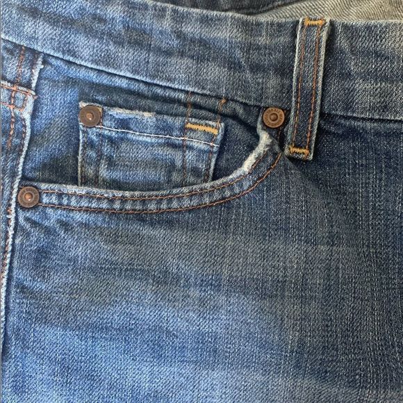 7 For All Mankind Mens A Pocket Bootcut Jeans 31 - Picture 3 of 4